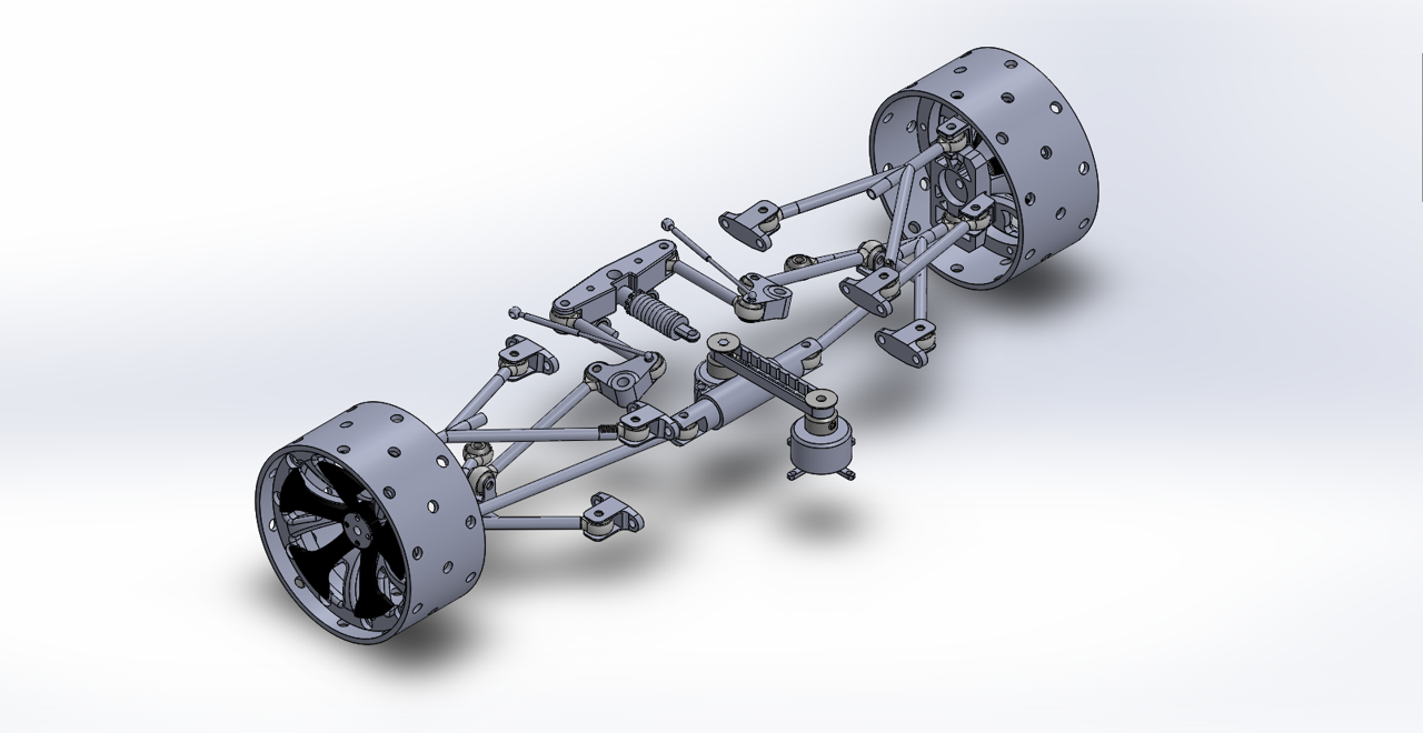 前推杆悬架设计